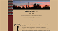 Desktop Screenshot of desertarchers.com
